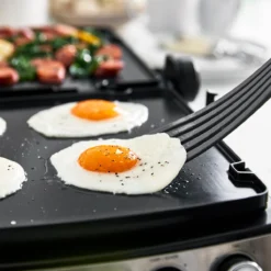 Kitchen Appliances<br> Grill/Griddle Plates (For Contact Grill) -Chic Kitchen Utensils CC006852 001 Kitchen Appliances Grill Griddle Plates For Contact Grill 3