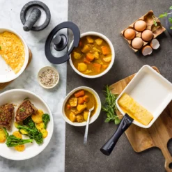 Click Chef<br>5 Pcs Cookware Set <br>Cream White -Chic Kitchen Utensils CC007539 113 Click Chef CLICK CHEF 5PCS COOKWARE SET CREAM WHITE 9 8639278a c5f3 46b6 adb7 c0d9eba8b185