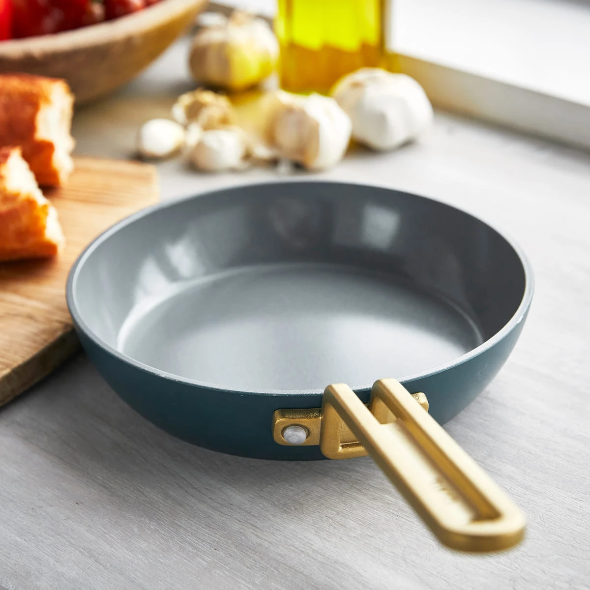 Stanley Tucci™<br> Ceramic Non-Stick 20CM Frypan | Venetian Teal 2 Stanley Tucci™<br> Ceramic Non-Stick 20CM Frypan | Venetian Teal - Image 2