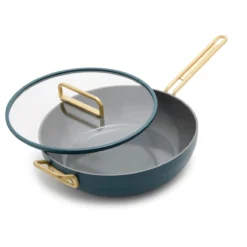 Stanley Tucci™<br> Ceramic Non-Stick 33cm Essential Stanley Pan | Venetian Teal