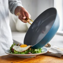 Stanley Tucci™<br> Ceramic Non-stick 20cm And 26cm Frypan Set | Venetian Teal -Chic Kitchen Utensils CC007799 102 Tucci Stanley Tucci Ceramic Non Stick 20cm and 26cm Frypan Set Venetian Teal 2 f1dfed41 ae7e 41d4 bb10 7d43563a9f14