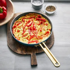 Stanley Tucci™<br> Ceramic Non-stick 20cm And 26cm Frypan Set | Venetian Teal -Chic Kitchen Utensils CC007799 102 Tucci Stanley Tucci Ceramic Non Stick 20cm and 26cm Frypan Set Venetian Teal 3 43a650b8 4156 4f25 a317 50b15c8c7fcb