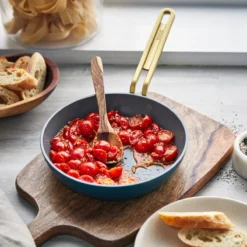 Stanley Tucci™<br> Ceramic Non-stick 20cm And 26cm Frypan Set | Venetian Teal -Chic Kitchen Utensils CC007799 102 Tucci Stanley Tucci Ceramic Non Stick 20cm and 26cm Frypan Set Venetian Teal 4 28d45c84 7683 4371 a180 99c4d4c0fc7d