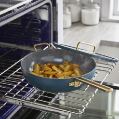 Stanley Tucci™<br> Ceramic Non-stick 11-Piece Cookware Set | Venetian Teal -Chic Kitchen Utensils CC007800 102 Tucci Stanley Tucci Ceramic Non Stick 11 Piece Cookware Set Venetian Teal 10 108133b6 4d1f 4d4e 81ac 6231091d9664