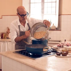 Stanley Tucci™<br> Ceramic Non-stick 11-Piece Cookware Set | Venetian Teal -Chic Kitchen Utensils CC007800 102 Tucci Stanley Tucci Ceramic Non Stick 11 Piece Cookware Set Venetian Teal 15 cc75a31b 1b66 4944 8f0d 4e0976dee330