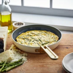 Stanley Tucci™<br> Ceramic Non-stick 20cm And 26cm Frypan Set | Carrara White -Chic Kitchen Utensils CC007807 102 Tucci Stanley Tucci Ceramic Non Stick 20cm and 26cm Frypan Set Carrara White 4 91fb8339 b171 434a 8d9f f382877b46cb