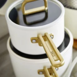 Stanley Tucci™<br> Ceramic Non-stick 11-Piece Cookware Set | Carrara White -Chic Kitchen Utensils CC007808 102 Tucci Stanley Tucci Ceramic Non Stick 11 Piece Cookware Set Carrara White 11 3c1343e9 325a 43b1 b09b 5a2b52b59402