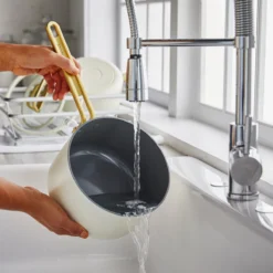 Stanley Tucci™<br> Ceramic Non-stick 11-Piece Cookware Set | Carrara White -Chic Kitchen Utensils CC007808 102 Tucci Stanley Tucci Ceramic Non Stick 11 Piece Cookware Set Carrara White 13 5f00b166 51ba 489a a17f bd6f18923ab8