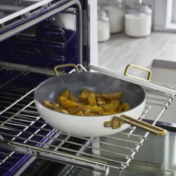 Stanley Tucci™<br> Ceramic Non-stick 11-Piece Cookware Set | Carrara White -Chic Kitchen Utensils CC007808 102 Tucci Stanley Tucci Ceramic Non Stick 11 Piece Cookware Set Carrara White 14 ef0f839a 446a 4ec2 9698 da3d1d1108f1