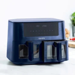 Bistro<br> XXL Dual Zone Air Fryer - Oxford Blue -Chic Kitchen Utensils CC007924 001 image2 produlife OxfordBlue