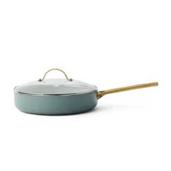 Padova<br> Skillet With Lid, Smokey Sky Blue - 28cm -Chic Kitchen Utensils CC007938 001 Padova skillet with lid smokey sky blue 28cm 3 f247a94f 6563 4094 98f5 655749047830