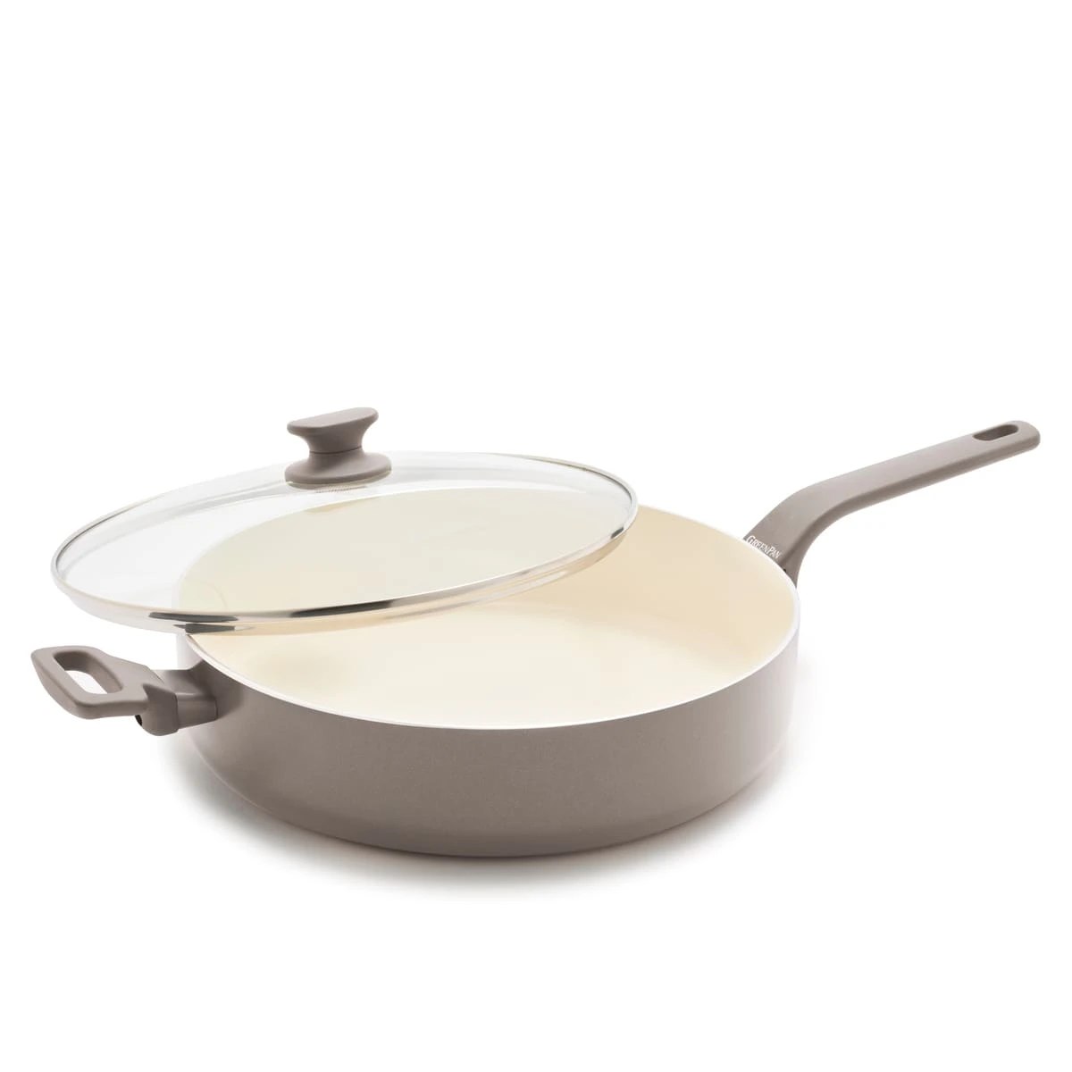 Essence <br> SKILLET WITH LID, TAUPE - 30CM 3 Essence <br> SKILLET WITH LID, TAUPE - 30CM - Image 3