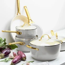 Padova<br> 10PC COOKWARE SETS, DOVE GREY 7 Padova<br> 10PC COOKWARE SETS, DOVE GREY -Chic Kitchen Utensils CC008211 001 Padova 10PC COOKWARE SETS DOVE GREY 3 f095621b ed38 4b3b a8e0 67b46e1a8b22