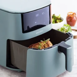 Bistro<br> XXL Coloured Air Fryer - Smokey Sky Blue -Chic Kitchen Utensils CC009006 001 Air Fryer Bistro Airfyer 7 2L Smokey Sky Blue 8 369e1bc9 de61 4e7a 8256 5d4001286631