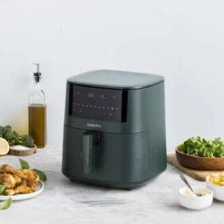Bistro<br> XXL Coloured Air Fryer - Pine Green