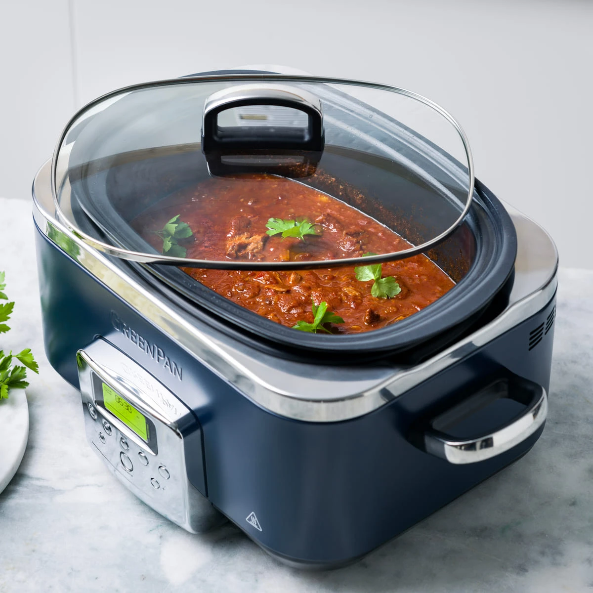 Slow Cooker<br> Oxford Blue, 6L 5 Slow Cooker<br> Oxford Blue, 6L - Image 5