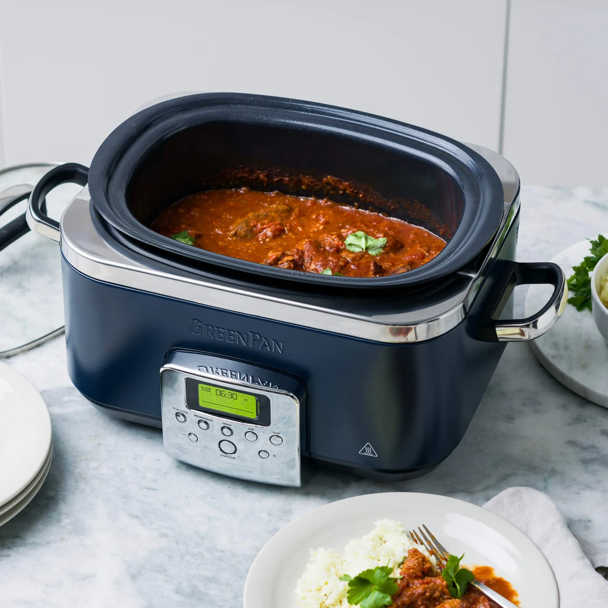 Slow Cooker<br> Oxford Blue, 6L 6 Slow Cooker<br> Oxford Blue, 6L - Image 6