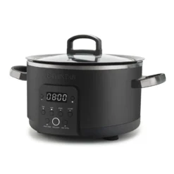 Bistro Slow Cooker<br> Black, 3.7L -Chic Kitchen Utensils CC009501 001 Slow Cooker GP BIST Slow Cooker 3 7L Black v AU 1 6d2622e9 33ef 400a b05f a2c16422701b scaled