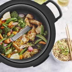 Bistro Slow Cooker<br> Black, 3.7L -Chic Kitchen Utensils CC009501 001 Slow Cooker GP BIST Slow Cooker 3 7L Black v AU 7 4c5b7564 df00 4bdc ad15 a7db58fb1ea7