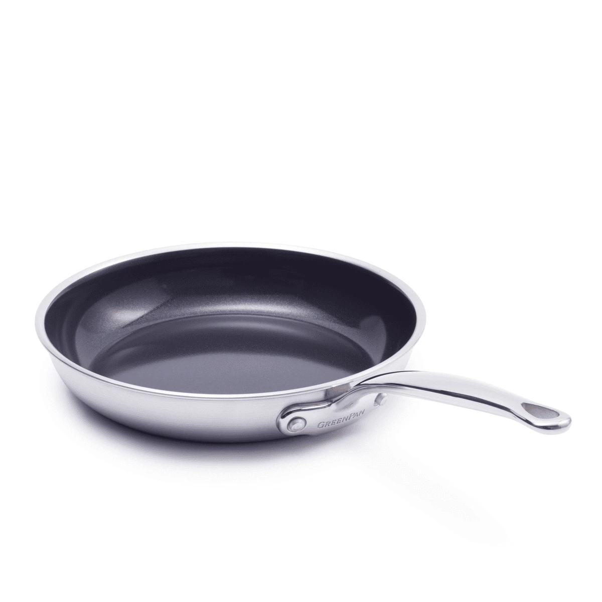 Premiere<br> Frying Pan, Stainless Steel - 30cm 1 Premiere<br> Frying Pan, Stainless Steel - 30cm