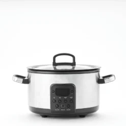 Bistro Slow Cooker<br> Stainless Steel, 3.7L -Chic Kitchen Utensils GP SDA Bistro slowcookerLS PH02324 013 1 1