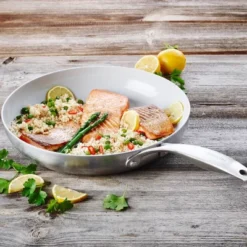 Greenpan Venice Pro Tri-Ply Stainless Steel Ceramic Non Stick 12" Frypan Vibrant Silver -Chic Kitchen Utensils GUEST 11ca0eb8 f9d6 40be 8525 f681d55b3db5