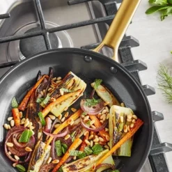 GreenPan Reserve 12" Frypan With Helper Handle & Lid Black -Chic Kitchen Utensils GUEST 3393de28 9c87 4483 937a 64246c6cc28a