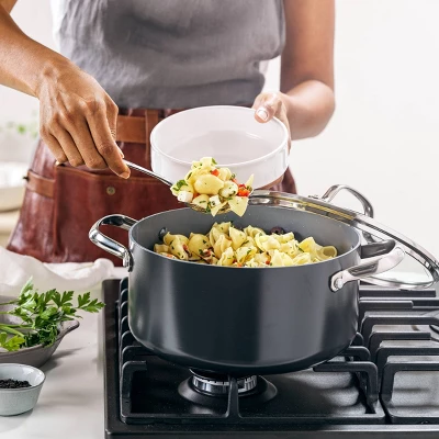 GreenPan Valencia Pro 5qt Casserole With Lid Black 2 GreenPan Valencia Pro 5qt Casserole With Lid Black - Image 2