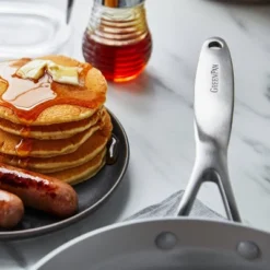 Greenpan Venice Pro Tri-Ply Stainless Steel Ceramic Non Stick 11" Frypan Vibrant Silver -Chic Kitchen Utensils GUEST fd5c8c3c 02b2 41d2 bb95 3eccd4149d45