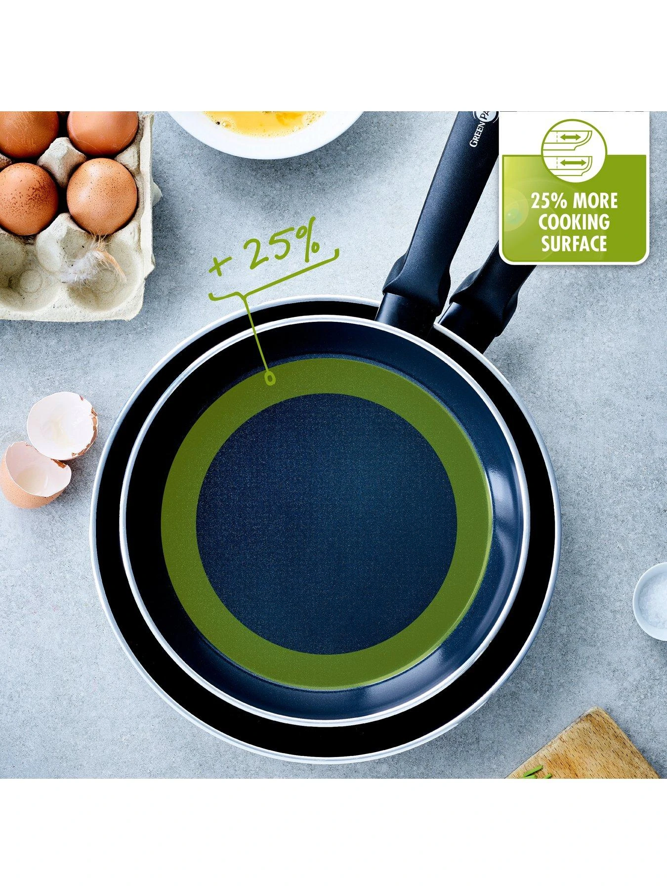 GreenPan Torino Healthy Ceramic Non-Stick 28 Cm Wok 2 GreenPan Torino Healthy Ceramic Non-Stick 28 Cm Wok - Image 2