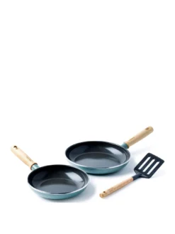 GreenPan Mayflower Healthy Ceramic Non-Stick 2-Piece Frying Pan Set With Spatula
