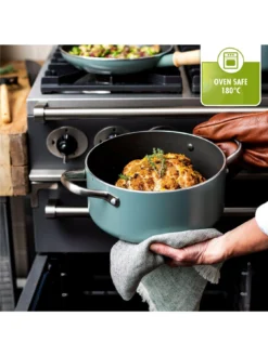 GreenPan Mayflower Healthy Ceramic Non-Stick 3-Piece Pan Set -Chic Kitchen Utensils QEFVE SQ3 0000000088 NO COLOR SLd1