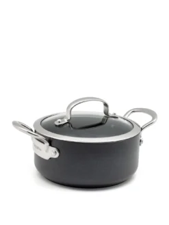 GreenPan Barcelona Black Ceramic Non-stick 18cm/2.1 Litres Casserole With Lid